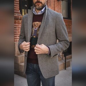 Men's Classic Gray Blazer